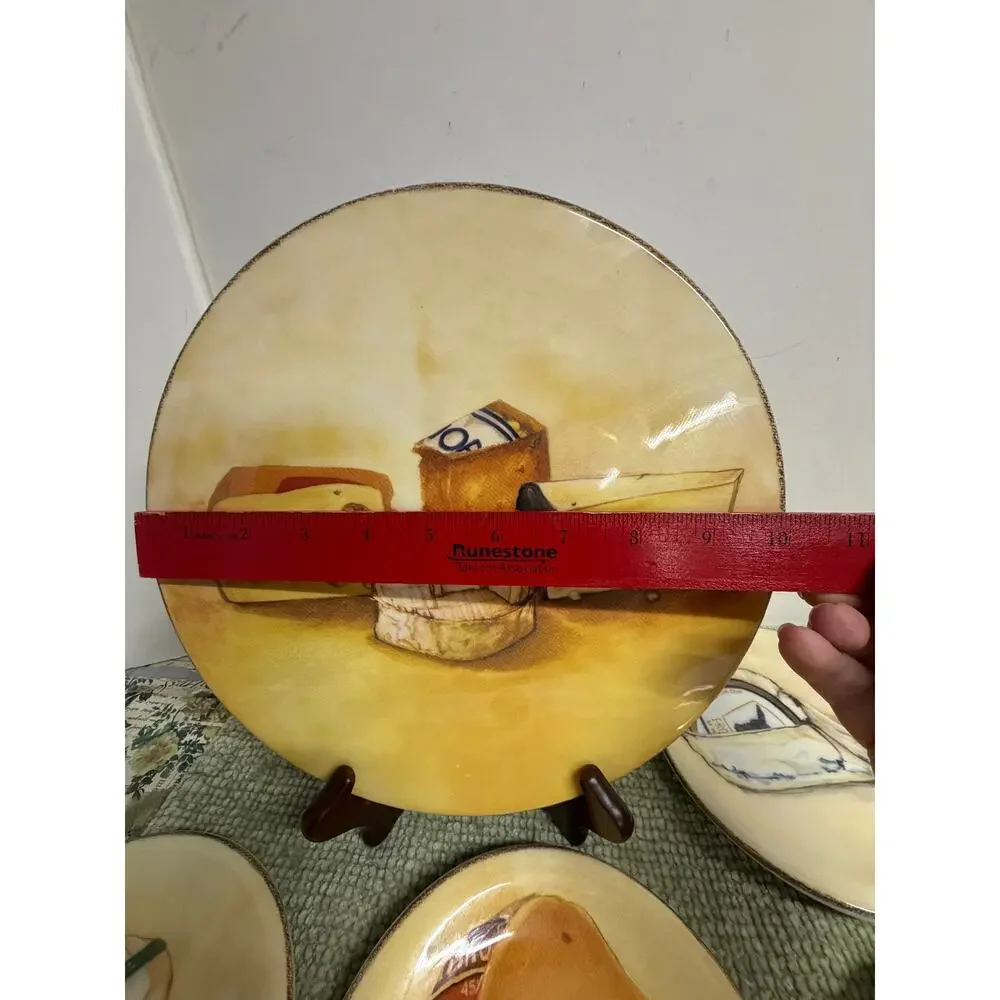 Williams Sonoma Cheese Plate Set 5pc Made In Italy Appetizer Plates